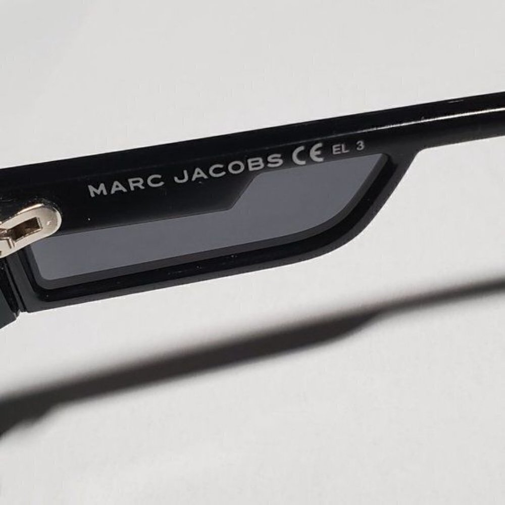 Marc Jacobs Sports Women Modern Contemporary Black Sunglasses Shades - Picture 10 of 15